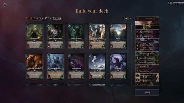 Aether: Trading Card Game Screenshot