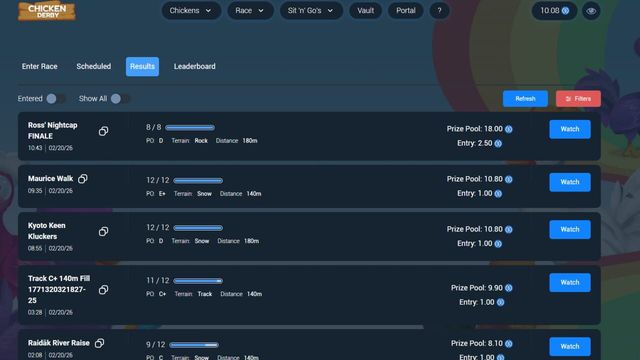 Chicken Derby screenshot